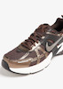 Nike V2K Run Velvet Brown White black baroque leather