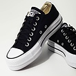 کانورس پلتفرم مشکی بدون ساق/ Chuck Taylor All Star Lift Platform low Top Black