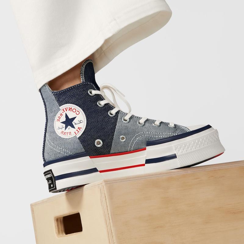 Chuck70 plus mixed denim / کانورس چاک ۷۰ پلاس لی سرمه ای