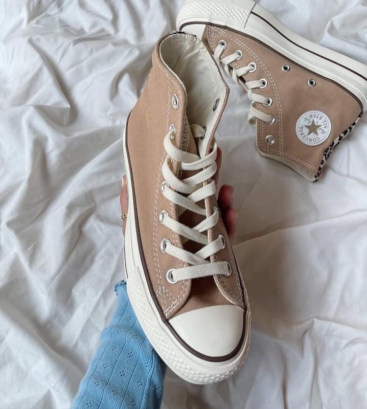 Platform Khaki Converse/کانورس پلتفرم خاکی