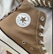 Platform Khaki Converse/کانورس پلتفرم خاکی