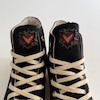 کانورس پلتفرم مشکی قلبی ساقدار | Converse Platform Hearts Black Hightop