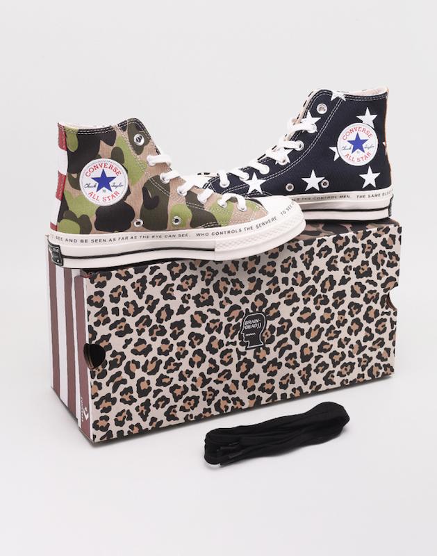 کانورس دو طرفه | Brain Dead x Chuck70 High Mismatched Prints