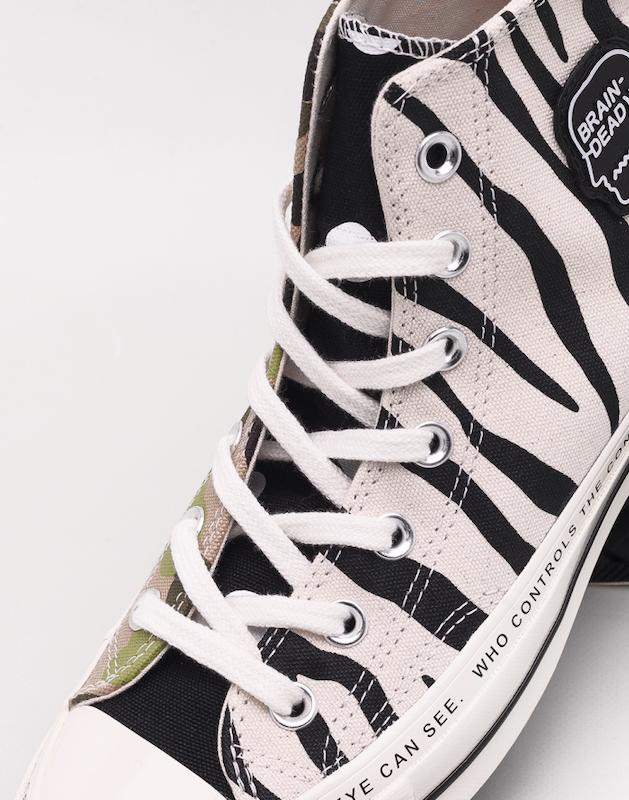 کانورس دو طرفه | Brain Dead x Chuck70 High Mismatched Prints