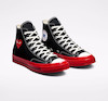Converse x Comme des Garçons PLAY Chuck 70 High Top/پلی ساقدار مشکی