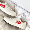 Converse x Comme des Garçons PLAY Chuck 70 High Top Cream/کانورس پلی بدون ساق کرم