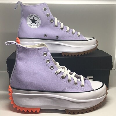 Purple star Hike Converse