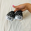 Vans Slip On Chess Black And Grey