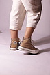 Beige platform converse