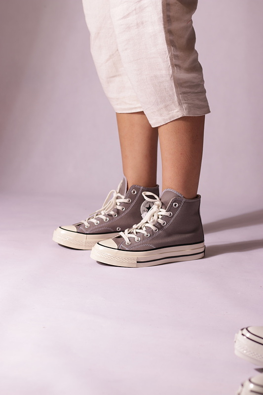 Chuck 70 Vintage Canvas / کانورس 1970 طوسی ساقدار