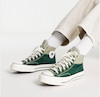 Patch work green converse