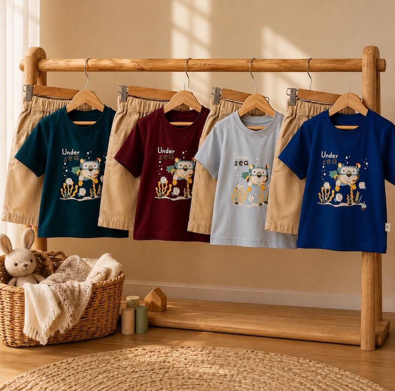 تیشرت شلوارک غواص