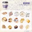 ست استیکر شفاف قهوه سری Coffee Story pack