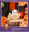 دفترچه استیکر شفاف PET برش خورده هالووین🕷️🎃🕸️