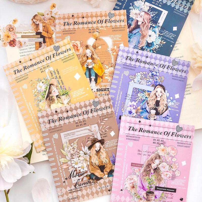 استیکر the romance of a bouquet