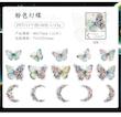 پک استیکر ماه گل پروانه سری ِ Butterfly of the stars and moon