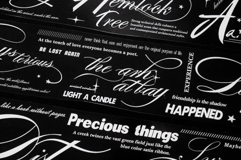 واشی تکست سفید light a candle 