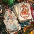 باکس فلزی استیکرهای شفاف کریسمسی Christmas box سری