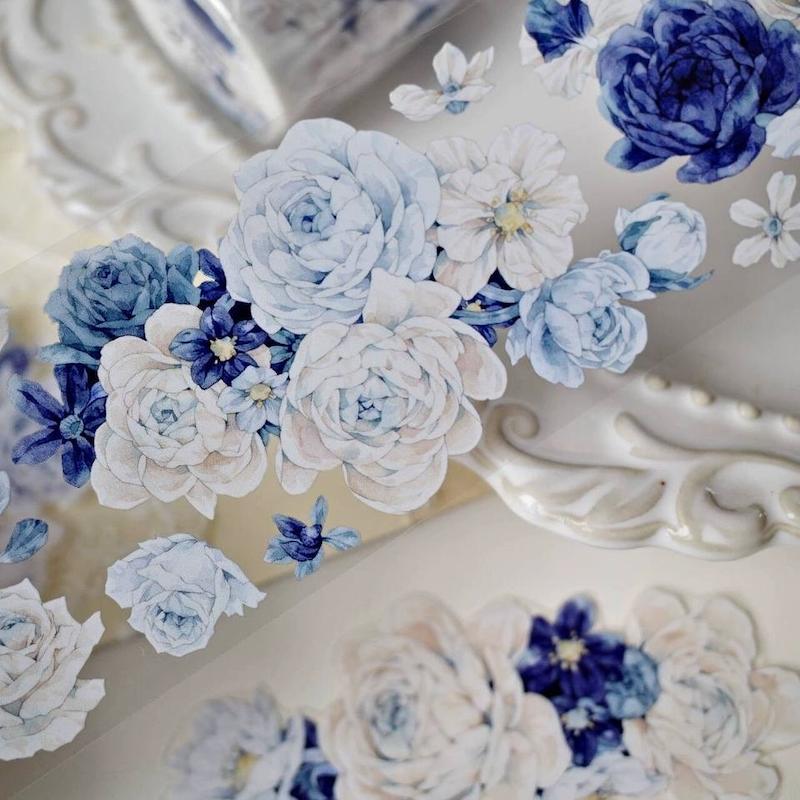 رول PET tape گل Frost Island Flower ء