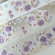 رول PET tape گل Dusk Mountain Purple ء