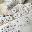 رول PET tape گل Flower Garden Old Dream ء
