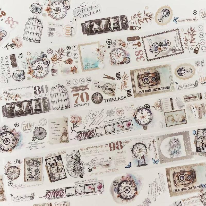 واشی PET شفاف مدل Time