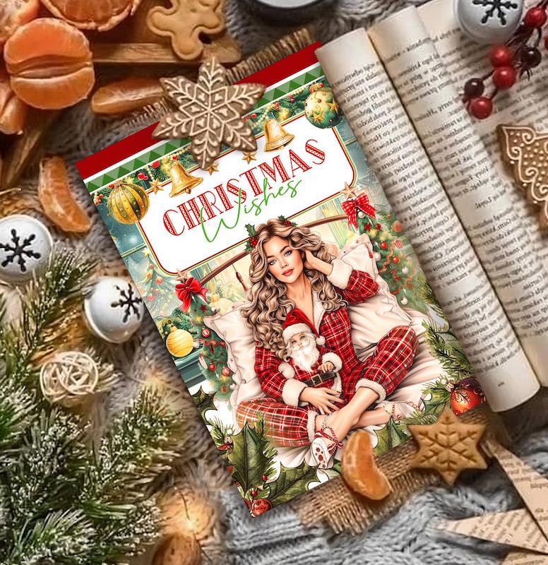 دفترچه استیکر مدل Christmas Wishes 