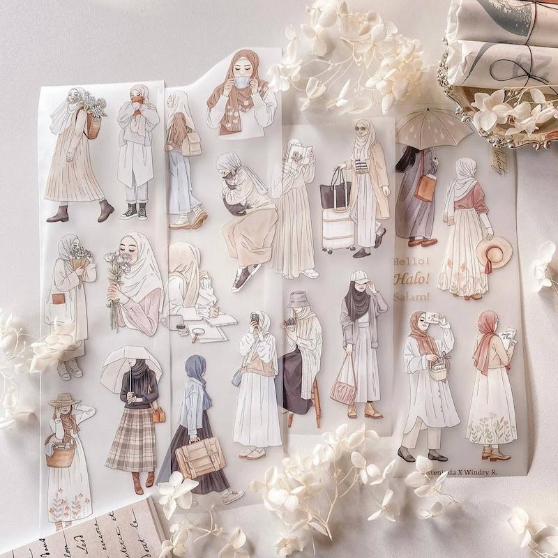 رول استیکر استایل دخترونه Windry - Modesty 