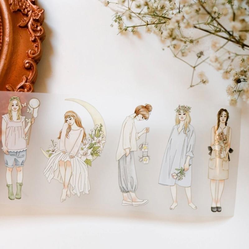  رول استیکر استایل دخترونه سری windry - Sweetheart 