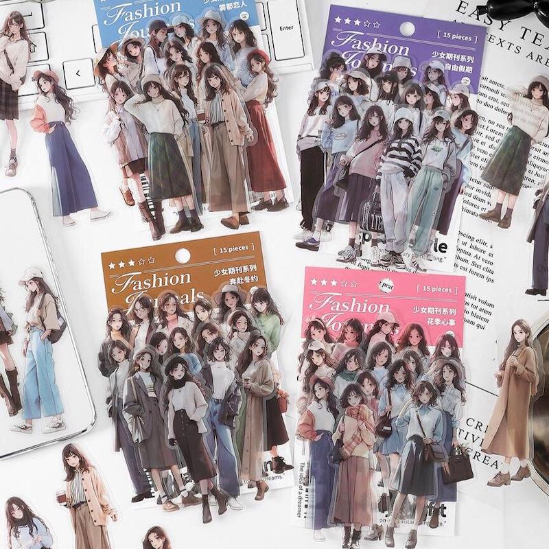 پک استیکر دختر مد و فشن