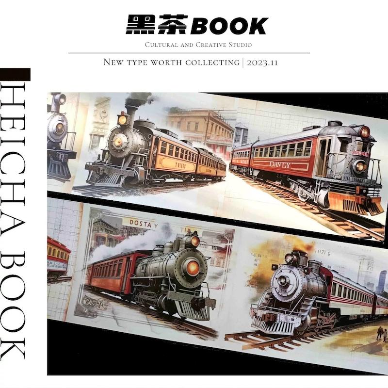 رول استیکر PET طرح لوکوموتیو