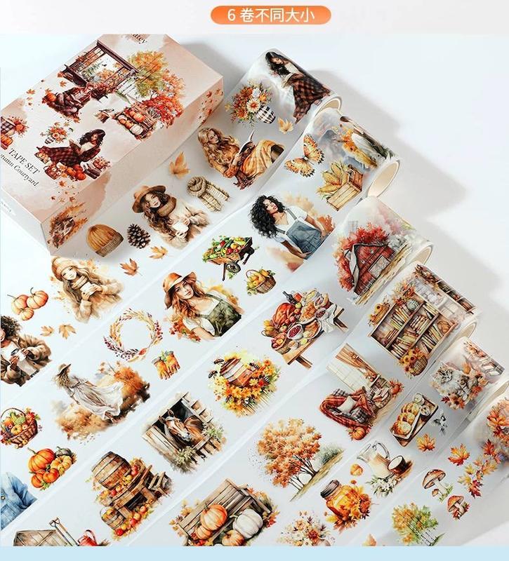 ست واشی های پاییزی Autumn Curtyard برند cratey