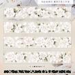 رول استیکر PET tape گل سری White Roses