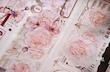 رول استیکر PET tape گل سری Flowers & Music Notes 