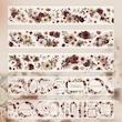 رول استیکر PET tape گل سری Autumn Makeup