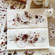 رول استیکر PET tape گل سری Autumn Makeup