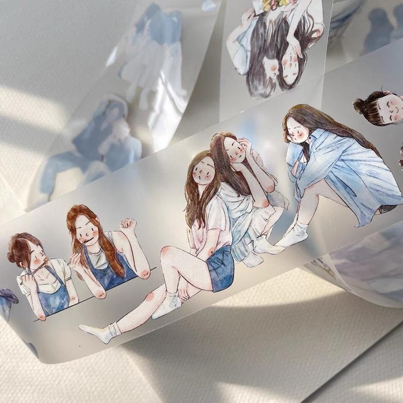 رول استیکر PET tape برند DingDing-A8