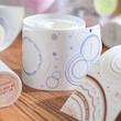 رول استیکر فریم برش خورده in the circles 