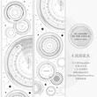 رول استیکر فریم برش خورده in the circles 