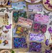 پک استیکر شفاف سری ِ world of butterflies 