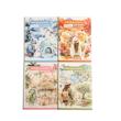 دفترچه استیکر تمام شفاف برش خورده Four Seasons Journey 