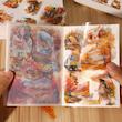 دفترچه استیکر تمام شفاف برش خورده Four Seasons Journey 