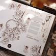 رول استیکر شفاف PET tape مدل  Little Flower Fairy
