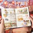 ست استیکر های PET تم بازارچه سری Bazaar 