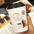 پک استیکر شفاف لک قهوه سری Coffee traces