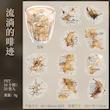 پک استیکر شفاف لک قهوه سری Coffee traces