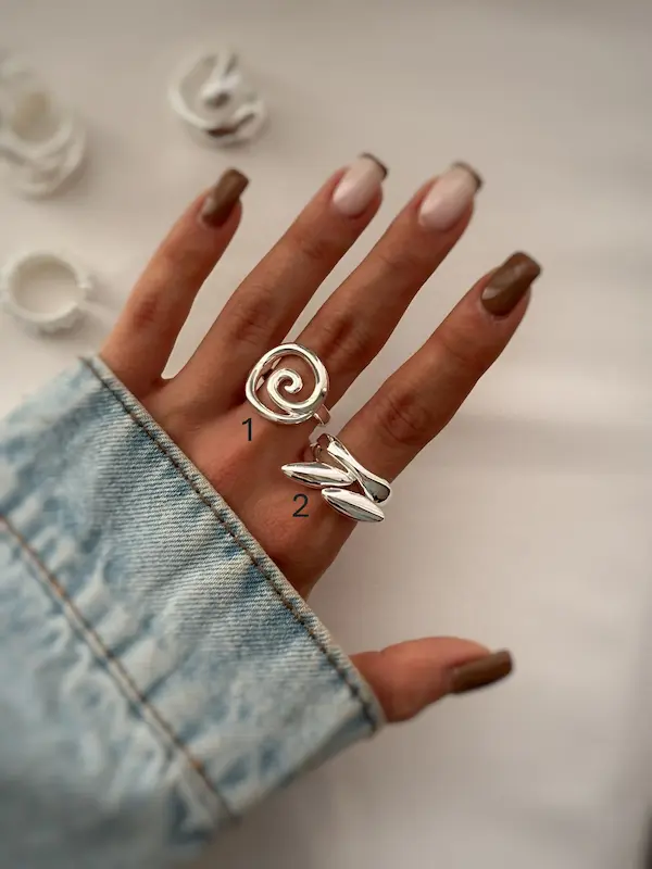 انگشترهای آبکاری نقره