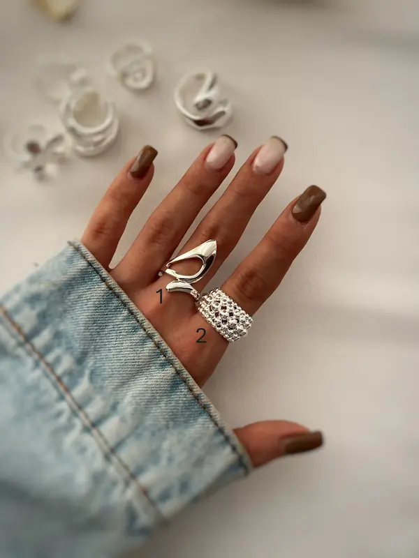 انگشترهای آبکاری نقره