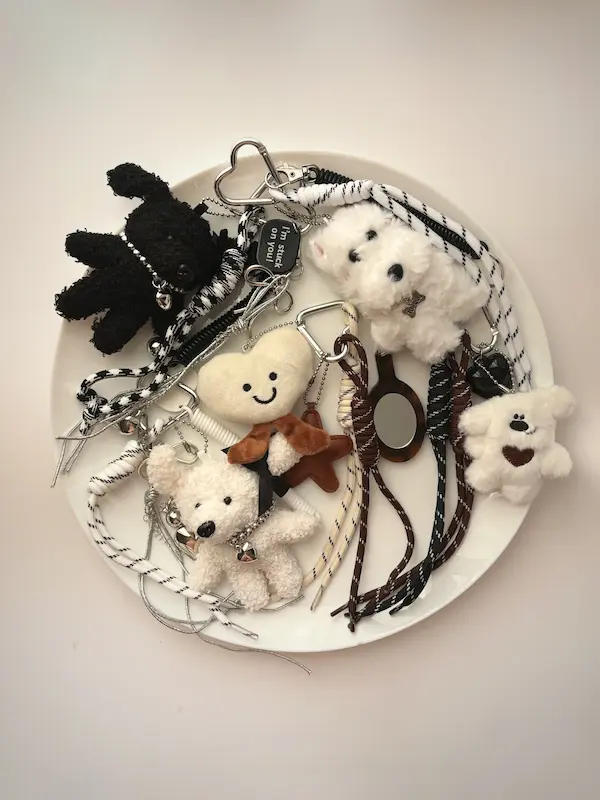 چارم بگ های سفید و مشکی