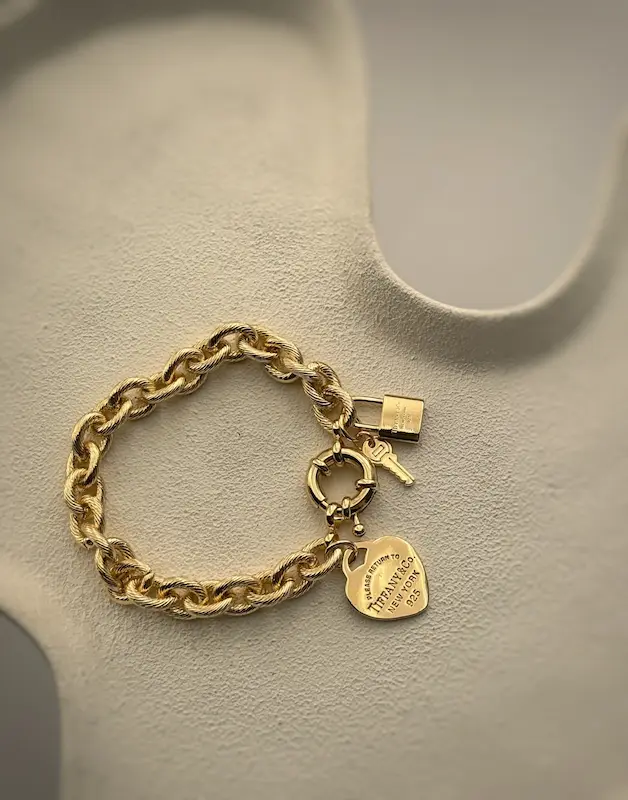 دستبند Tiffany طلایی